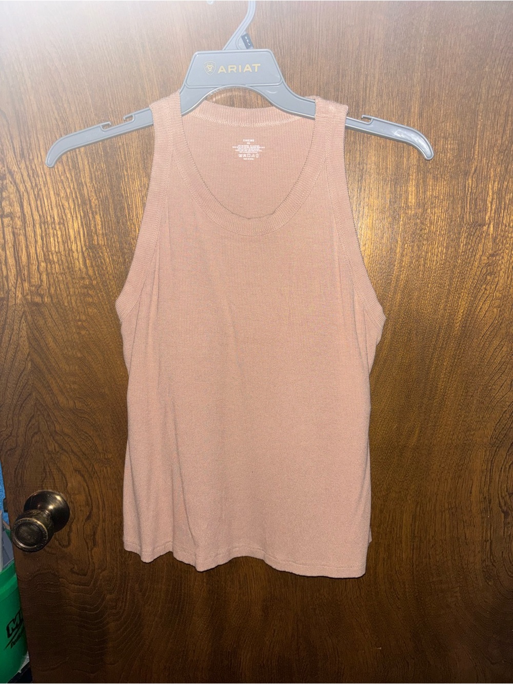 Khaki ChicMe Tank Top with Built-In Bra